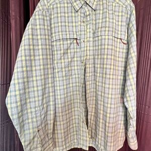 Plaid Button-Up Shirt